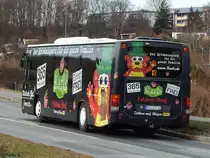 Volvo 8700 der Oppermann Transporte aus Deutschland in Sassnitz am 25.02.2017