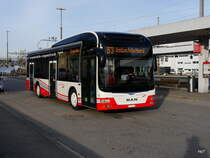 asm Oberaargau - MAN Lion`s City Hybrid Nr.55 BE 758155 unterwegs in Langenthal am 03.04.2018
