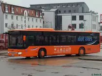 Setra 415 NF der PVM Waren in Neubrandenburg am 20.02.2017