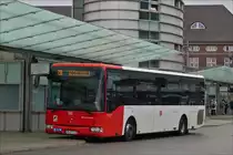 . Irisbus Crossway des Weser Ems-Bus an der Bushaltestelle Bremen HBF, April 2018 (Hans) 