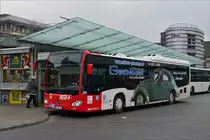 . Mercedes Benz Citaro von VGH-Hoya, gesehen am Bahnhof von Bremen.  April 2018   (Hans) 