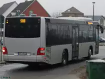 MAN Lion's City LE Ü der MVVG in Neubrandenburg am 17.02.2017
