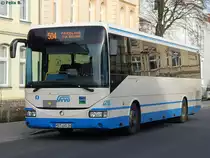Irisbus Crossway der MVVG in Neubrandenburg am 23.02.2017