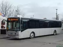 Iveco Crossway der MVVG in Neubrandenburg am 23.02.2017