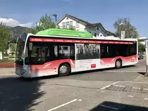 MB C2 NGT Nr. 31 der BGU am 21.4.18 nach der Abfahrt beim Bhf Grenchen Süd.