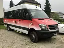 BGU Sprinter Nr. 15 am 23.4.18 in der nähe vom Bhf Grenchen Süd parkiert.