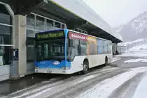 LLB Citaro I RingJet Leukerbad beim Busbahnhof, 02.03.2018.