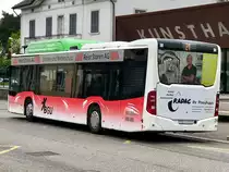 MB C2 Nr. 29 der BGU am 23.4.18 beim Bhf Grenchen Süd.