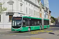 Mercedes Citaro 7003, auf der Linie 31, fährt zur Haltestelle Wettsteinplatz. Die Aufnahme stammt vom 19.04.2018.