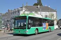 Mercedes Citaro 808, auf der Linie 33, bedient die Haltestelle Wettsteinplatz. Die Aufnahme stammt vom 19.04.2018.