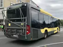 Heck des STI C2 LE Nr. 156 am 26.4.18 kurz vor der Endstation in Thun.