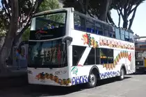 Volvo Doppeldecker Sightseeing, Puebla/Mexiko 28.03.2018
