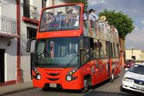 Centauro Doppeldecker Sightseeing, Oaxaca/Mexiko 30.03.2018