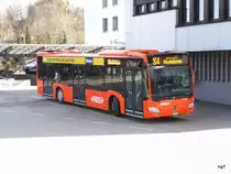 RBS - Mercedes Citaro  Nr.11 BE  535311 unterwegs für die BLS als Bahnersatz in Burgdorf am 16.04.2018