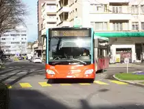 VB Biel - Mercedes Citaro Nr.171  BE 821171  unterwegs auf der Linie 9 in Biel am 10.04.2018