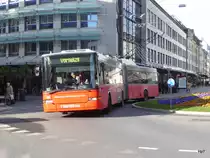 VB Biel - Trolleybus Nr.84 unterwegs auf der Linie 1 in Biel am 10.04.2018