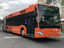 STI C2 171 mit Werbung für Sanitär Adolf Krebs am 26.4.18 hinter dem Bhf Thun.