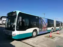 Mercedes Citaro III der Neubrandenburger Verkehrsbetriebe in Neubrandenburg am 24.03.2017