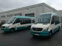 Mercedes Sprinter der Neubrandenburger Verkehrsbetriebe in Neubrandenburg am 24.03.2017