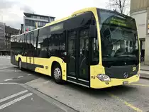 MB C2 178 der STI am 26.4.18 bei der Ankunft beim Bhf Thun.