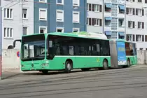 Mercedes Citaro 709 ist beim Depot Wiesenplatz abgestellt. Die Aufnahme stammt vom 24.04.2018.