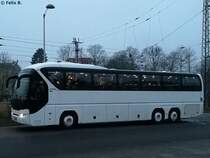 Neoplan Tourliner von Taxi & Busreisen N. Junklewitz aus Deutschland in Greifswald am 04.02.2017