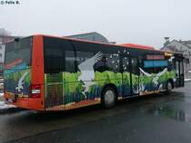 MAN Lion's City der PVM Waren in Neubrandenburg am 04.02.2017