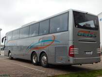 Mercedes Tourismo von Geiss Reisen aus Deutschland im Stadthafen Sassnitz am 08.07.2017