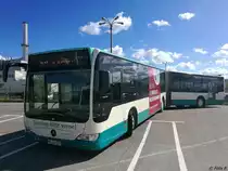 Mercedes Citaro II der Neubrandenburger Verkehrsbetriebe in Neubrandenburg am 11.04.2017