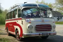 Europatreffen historischer Omnibusse: Setra S 6  Rapide des Ardennes , Bj. 1957, Höxter 21.04.2018