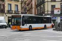 Mercedes Citaro 328, auf der Linie 1, unterwegs in Cagliari. Die Aufnahme stammt vom 08.05.2018.