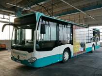 Mercedes Citaro III der Neubrandenburger Verkehrsbetriebe in Neubrandenburg am 11.04.2017