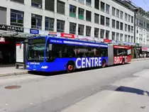 VB Biel - Mercedes Citaro Nr.153  BE  653153 auf der Linie 7 in der Stadt Biel am 12.05.2018