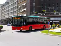 FuniCar - MAN Lion`s City BE 100203 auf der Linie 70 in der Stadt Biel am 12.05.2018