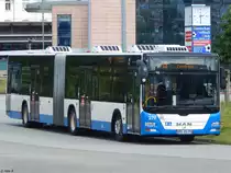 MAN Lion's City der Rostocker Straßenbahn AG in Rostock am 27.06.2017