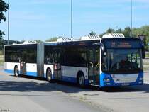 MAN Lion's City der Rostocker Straßenbahn AG in Rostock am 27.06.2017