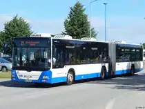 MAN Lion's City der Rostocker Straßenbahn AG in Rostock am 27.06.2017