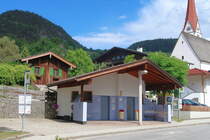 Haltestelle Brixlegg Herrnhausplatz, aufgenommen 11.5.2018.