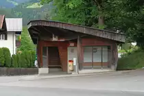 Haltestelle Brixlegg Mühlbichlsiedlung, aufgenommen 11.5.2018.