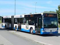 Mercedes Citaro II der Rostocker Straßenbahn AG in Rostock am 27.06.2017