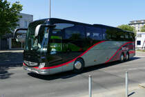 Neuer Mercedes-Benz Tourismo am ZOB -Berlin im Mai 2018.