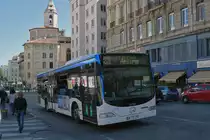 Mercedes Citaro 906, auf der Linie 31 ist in Marseille unterwegs. Die Aufnahme stammt vom 11.05.2018.
