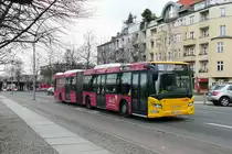 Scania Citywide #4546 der BVG, hier als 109er in Berlin /Tegeler Weg im Februar 2018.