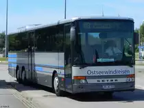 Setra 317 UL von Ostseewindreisen aus Deutschland in Rostock am 27.06.2017