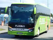 Setra 516 HD von Flixbus/Prima Klima Reisen aus Deutschland in Rostock am 27.06.2017