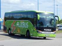 Setra 516 HD von Flixbus/Prima Klima Reisen aus Deutschland in Rostock am 27.06.2017
