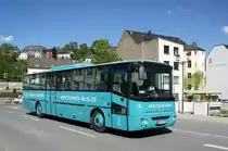 Bus Aue / Bus Erzgebirge: Irisbus Axer vom Omnibusbetrieb E. Meichsner GmbH, aufgenommen im April 2018 im Stadtgebiet von Aue (Sachsen).