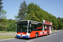 Stadtbus Kaiserslautern: Mercedes-Benz Citaro der SWK - Stadtwerke Kaiserslautern GmbH, aufgenommen im Mai 2018 im Stadtgebiet von Kaiserslautern.