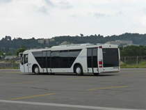 15.05.2018,NEOPLAN Papadakis Bros SA auf dem Flughafen von Korfu/Greece.