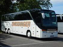 Setra 416 HDH von Zweidinger aus Deutschland in Rostock am 27.06.2017